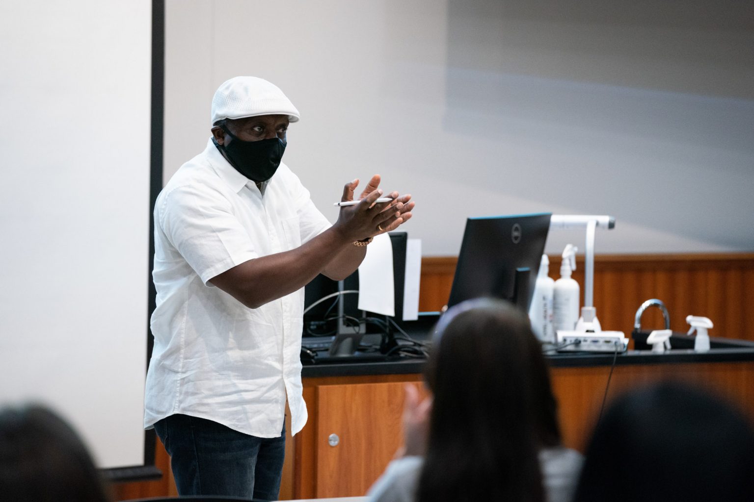 Felix Ngassa teaches in Grand Valley State University's chemistry department. Courtesy Amanda Pitts