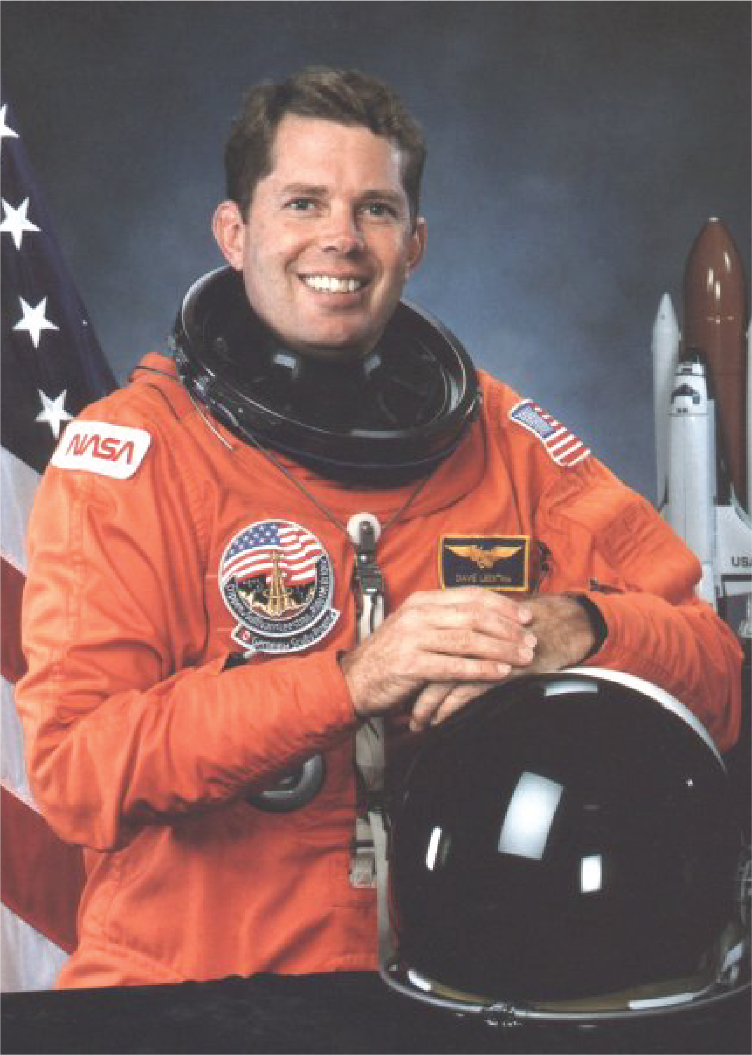 Astronaut David C. Leestma